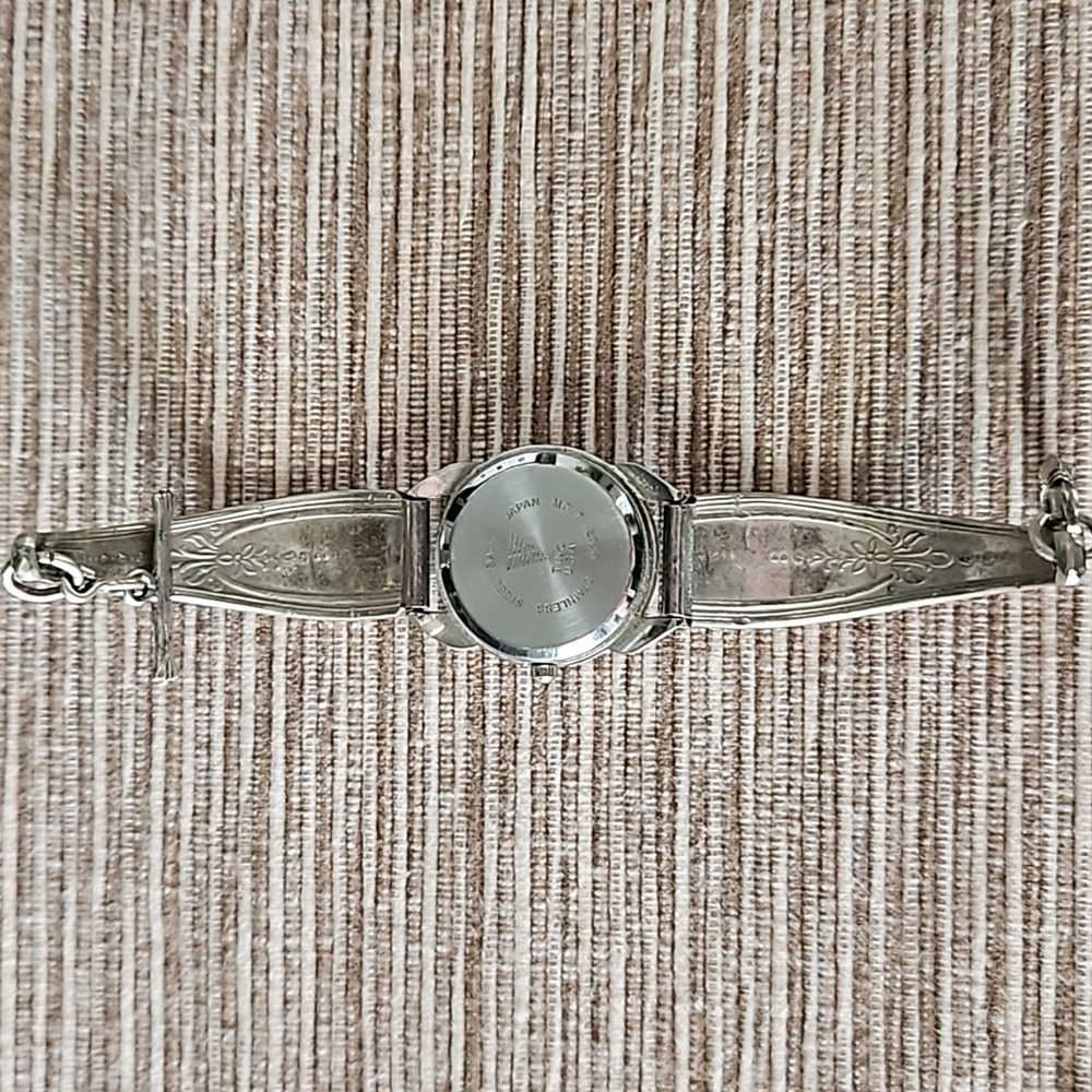 Vintage Spoon Handle Silver Watch - Picture 6 of 11